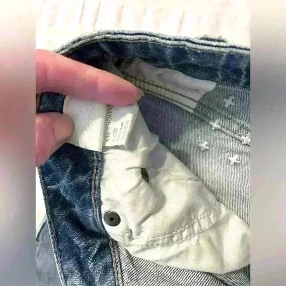 Ksubi Nine O Heavenz Sliced High Rise Straight Leg Jeans Size 28 - Picture 6 of 12